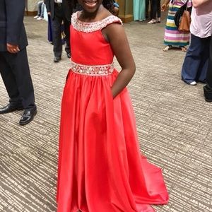 Pageant gown. Custom made by Shirley Xu.